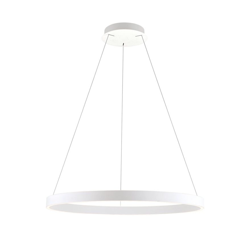 Dimmable LED cable-suspended pendant light KOLK LED/80W/230V 2700/3000/4000K Ø 80 cm white