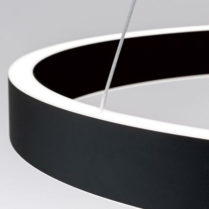 LED Dimmable Cable Pendant KOLK LED/60W/230V 2700/3000/4000K Ø 60 cm Black