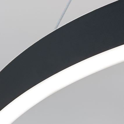 LED Dimmable Cable Pendant KOLK LED/60W/230V 2700/3000/4000K Ø 60 cm Black