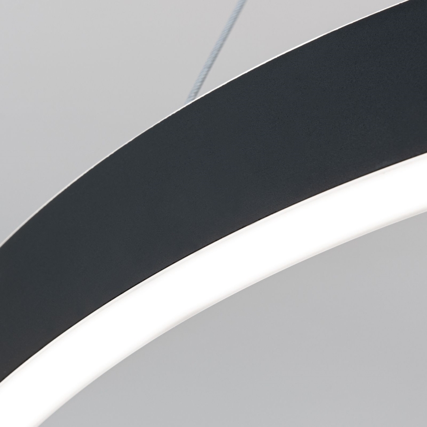 LED Dimmable Cable Pendant KOLK LED/60W/230V 2700/3000/4000K Ø 60 cm Black