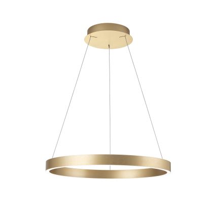Dimmable LED cable pendant KOLK LED/60W/230V 2700/3000/4000K diam. 60 cm gold