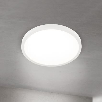 DISC Dimmable LED Ceiling Light, 30W, 230V, 2700/3000/4000K (Tunable White), Ø 40 cm, White