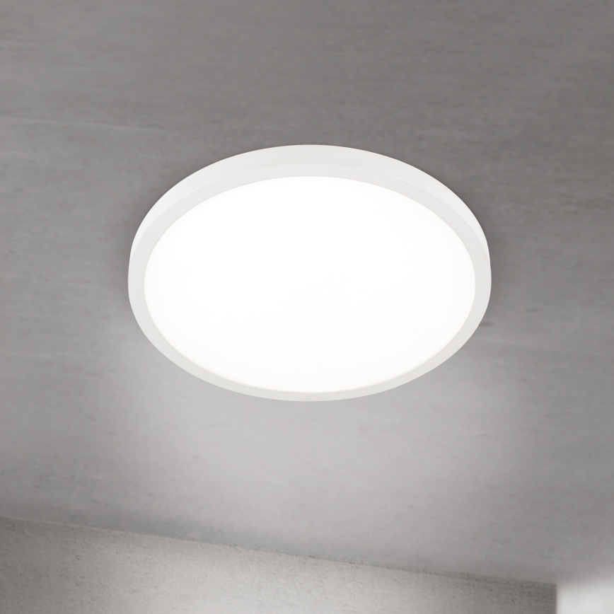 DISC Dimmable LED Ceiling Light, 30W, 230V, 2700/3000/4000K (Tunable White), Ø 40 cm, White