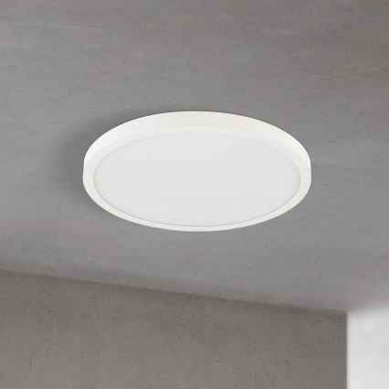 DISC Dimmable LED Ceiling Light, 30W, 230V, 2700/3000/4000K (Tunable White), Ø 40 cm, White