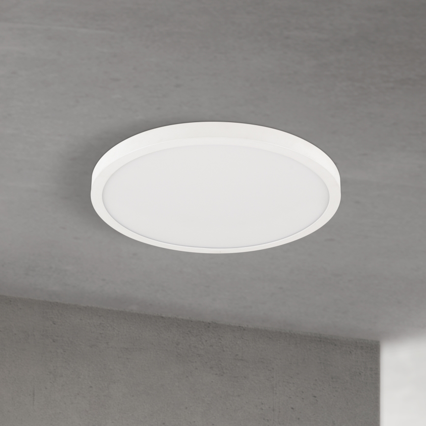 DISC Dimmable LED Ceiling Light, 30W, 230V, 2700/3000/4000K (Tunable White), Ø 40 cm, White