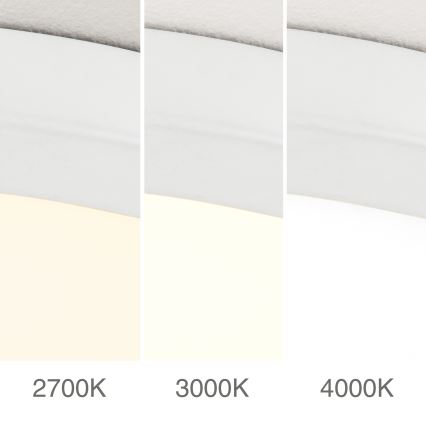 DISC Dimmable LED Ceiling Light, 30W, 230V, 2700/3000/4000K (Tunable White), Ø 40 cm, White