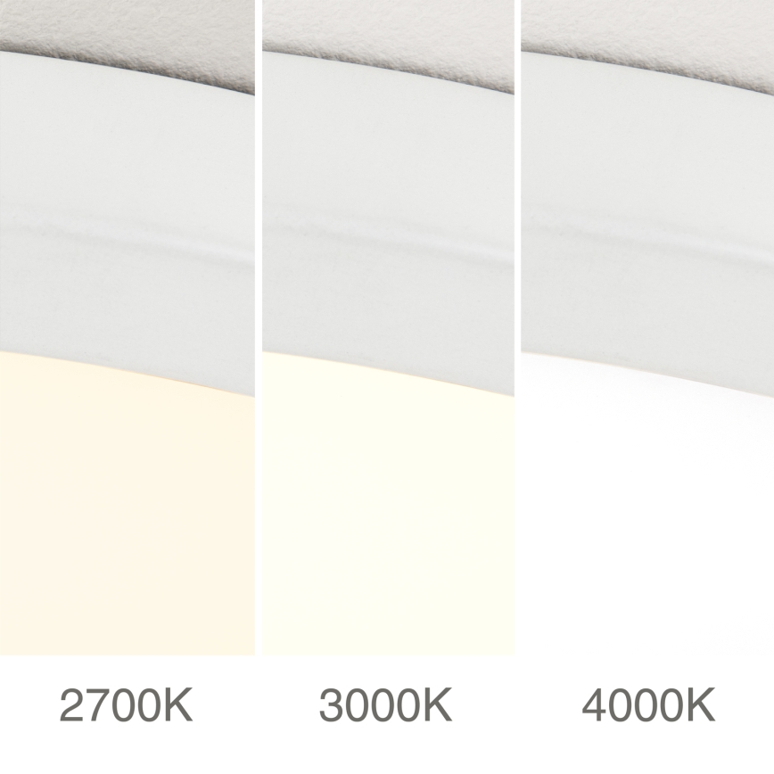 DISC Dimmable LED Ceiling Light, 30W, 230V, 2700/3000/4000K (Tunable White), Ø 40 cm, White