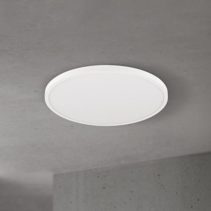 DISC Dimmable LED Ceiling Light, 46W, 230V, selectable color temperature 2700/3000/4000K, Ø 60 cm, white
