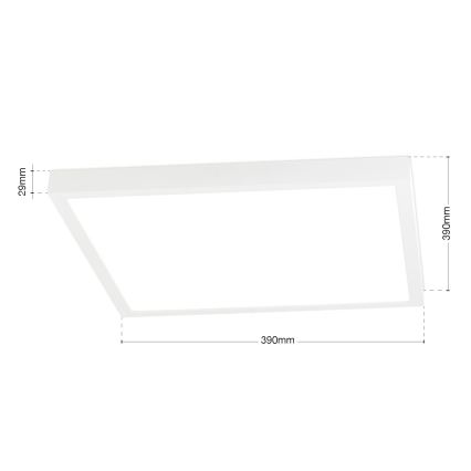 Dimmable LED Ceiling Light DISC LED/30W/230V 2700/3000/4000K 39x39 cm white