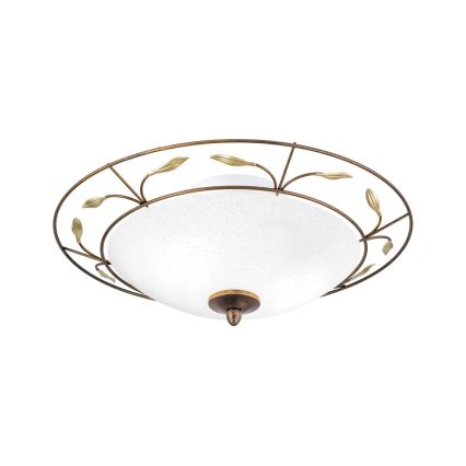 Ceiling light LUCA 2xE14/40W/230V d. 40 cm bronze/patina