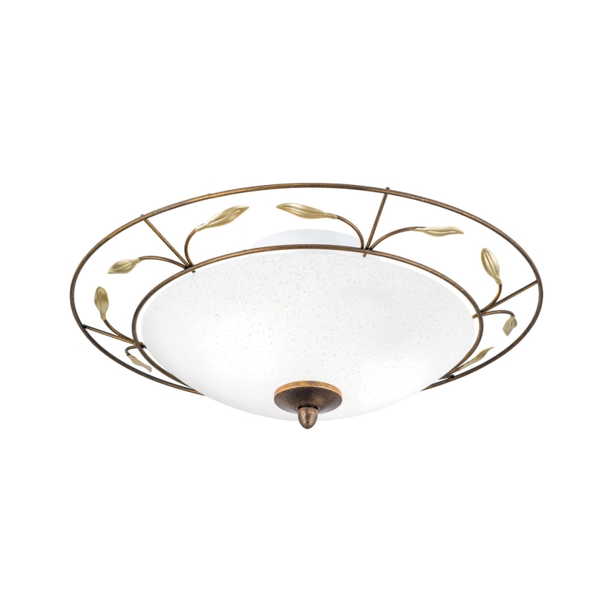 Ceiling light LUCA 2xE14/40W/230V d. 40 cm bronze/patina