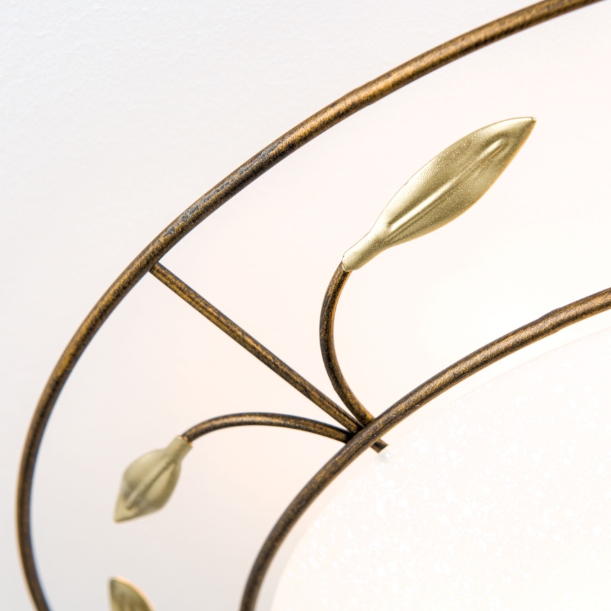 Ceiling light LUCA 2xE14/40W/230V d. 40 cm bronze/patina