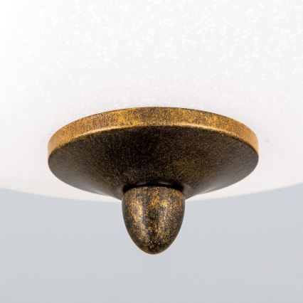 Ceiling light LUCA 2xE14/40W/230V d. 40 cm bronze/patina