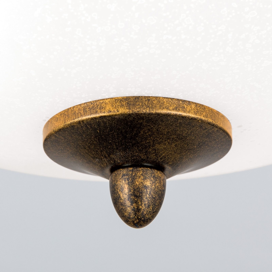 Ceiling light LUCA 2xE14/40W/230V d. 40 cm bronze/patina
