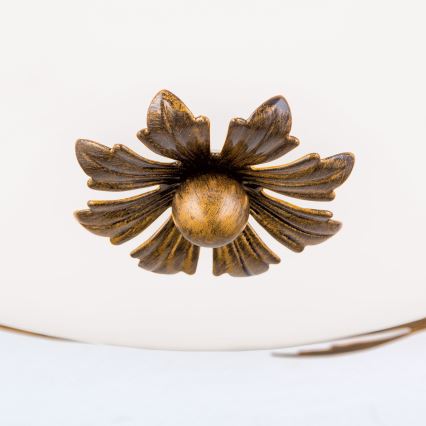 Ceiling light FLEUR 3xE27/60W/230V d. 50 cm bronze