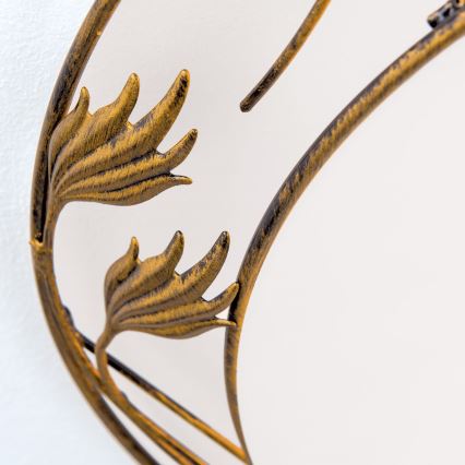 Ceiling light FLEUR 3xE27/60W/230V d. 50 cm bronze