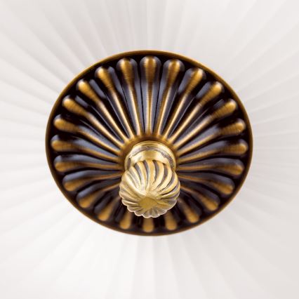 Ceiling light ROCCA 2xE27/60W/230V d. 31 cm bronze/white