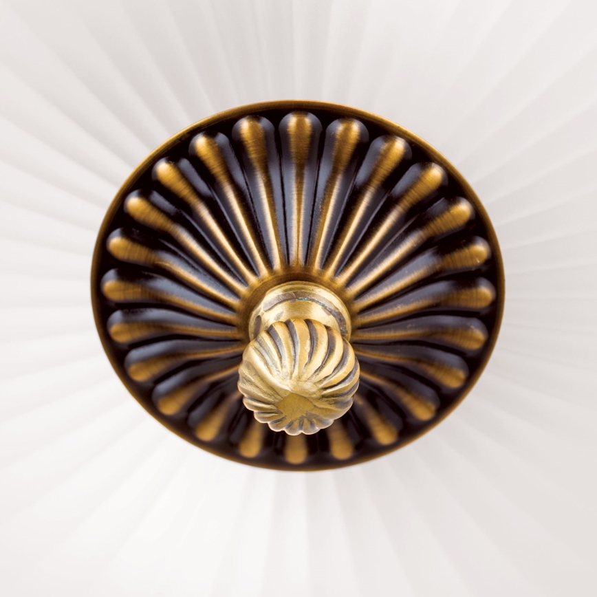 Ceiling light ROCCA 2xE27/60W/230V d. 31 cm bronze/white