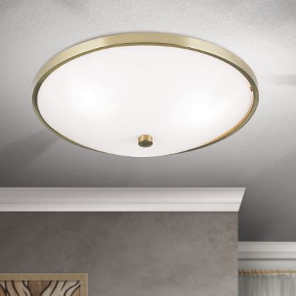Ceiling light AIDA 3xE27/60W/230V d. 40 cm brass
