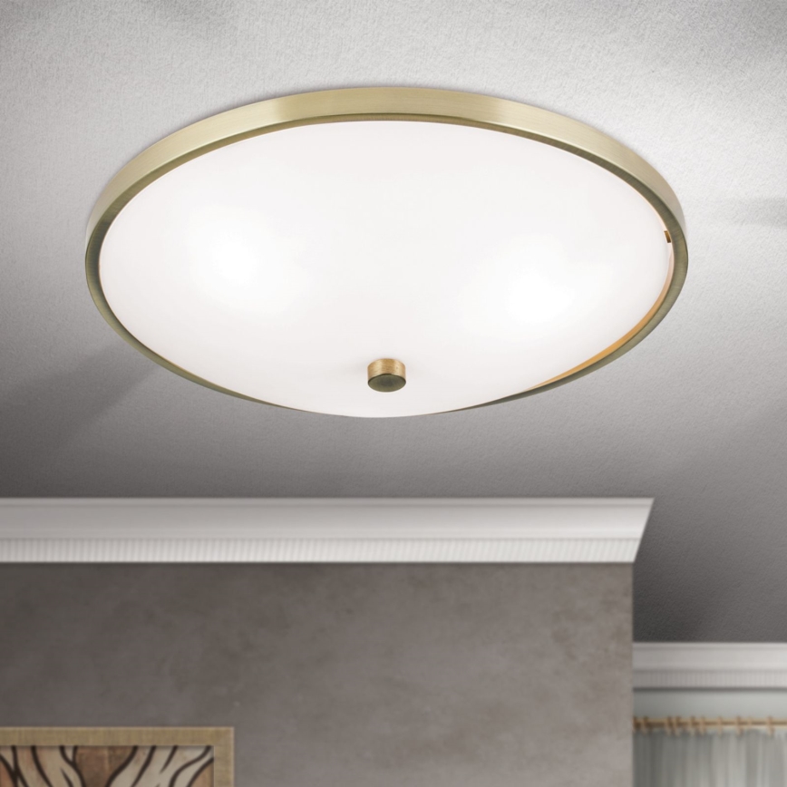 Ceiling light AIDA 3xE27/60W/230V d. 40 cm brass