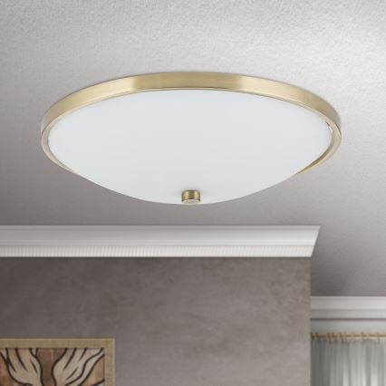 Ceiling light AIDA 3xE27/60W/230V d. 40 cm brass