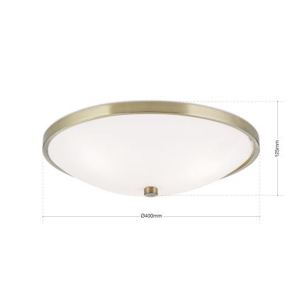 Ceiling light AIDA 3xE27/60W/230V d. 40 cm brass