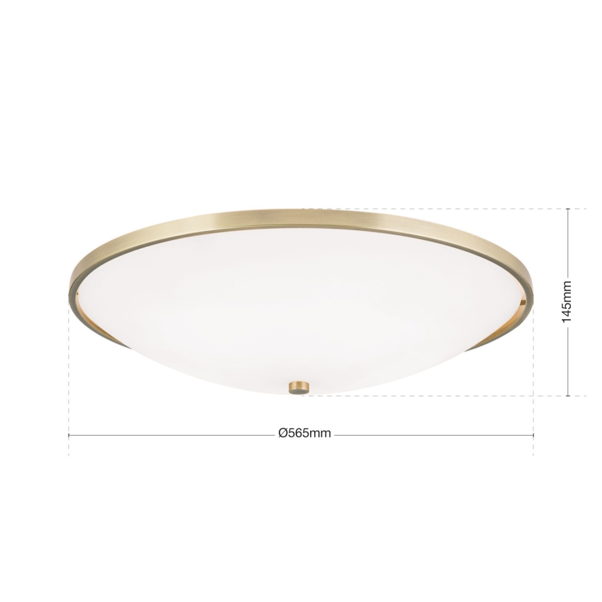 Ceiling light AIDA 5xE27/60W/230V d. 56,5 cm brass