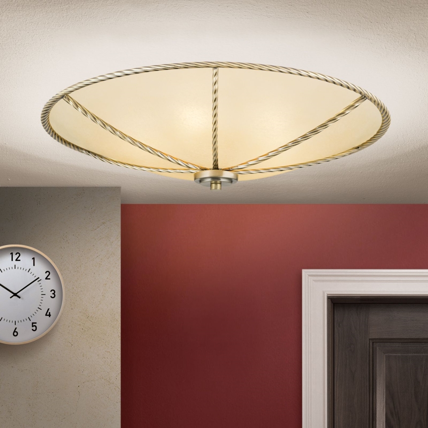 Ceiling light MAURO 5xE27/60W/230V d. 56 cm bronze