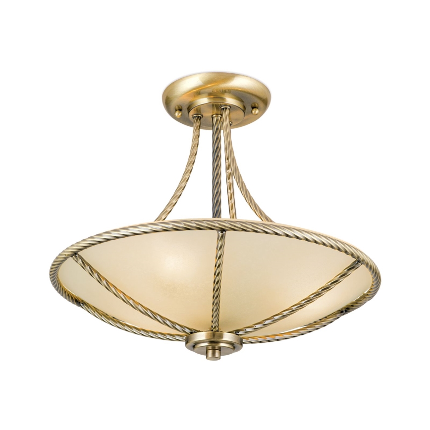 Chandelier on a pole MAURO 3xE27/60W/230V d. 42 cm bronze