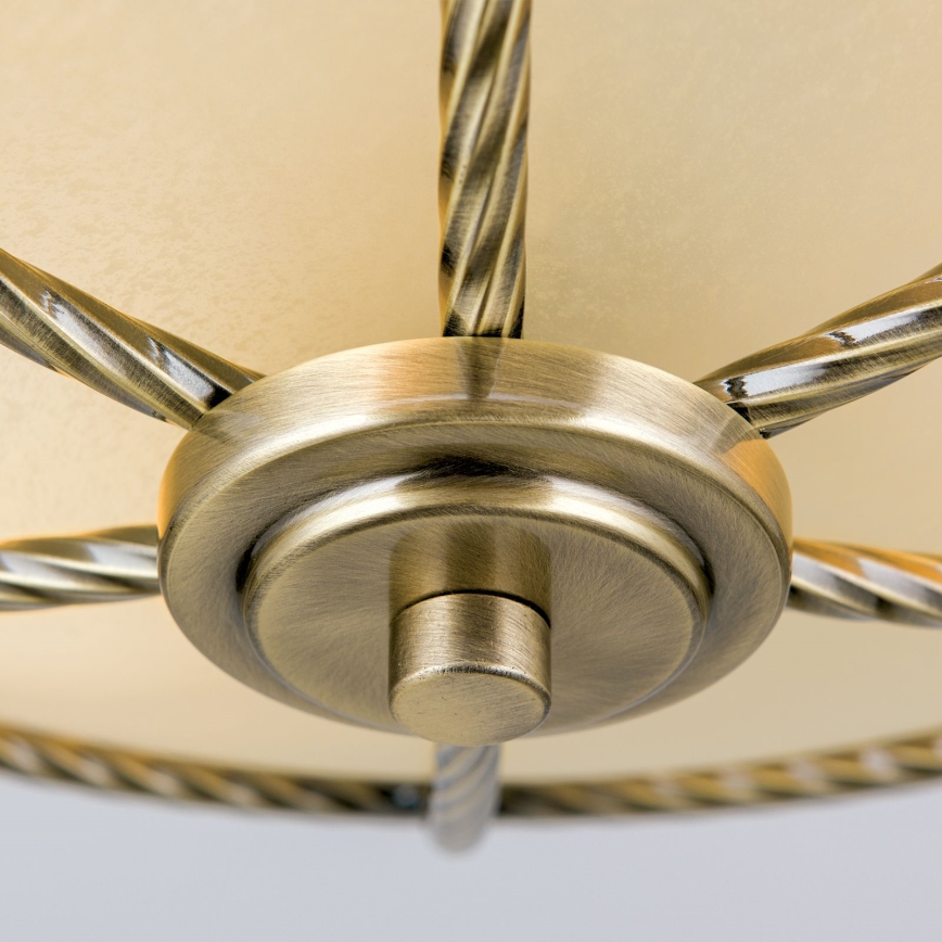 Chandelier on a pole MAURO 3xE27/60W/230V d. 42 cm bronze