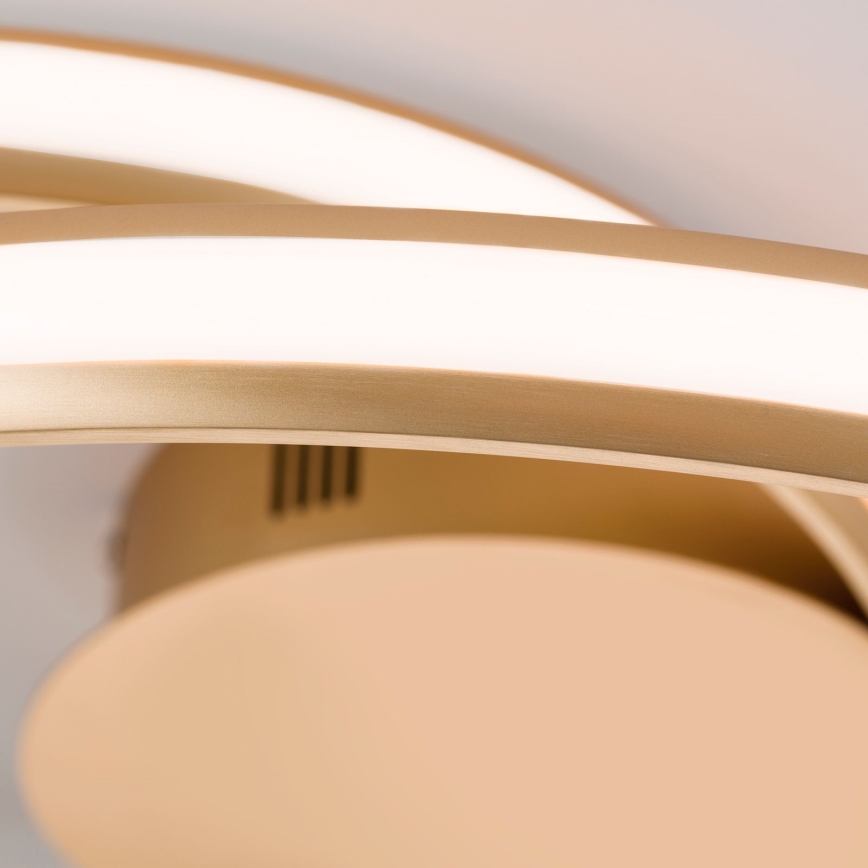 LED Dimmable ceiling light CIRCUS LED/30W/230V gold