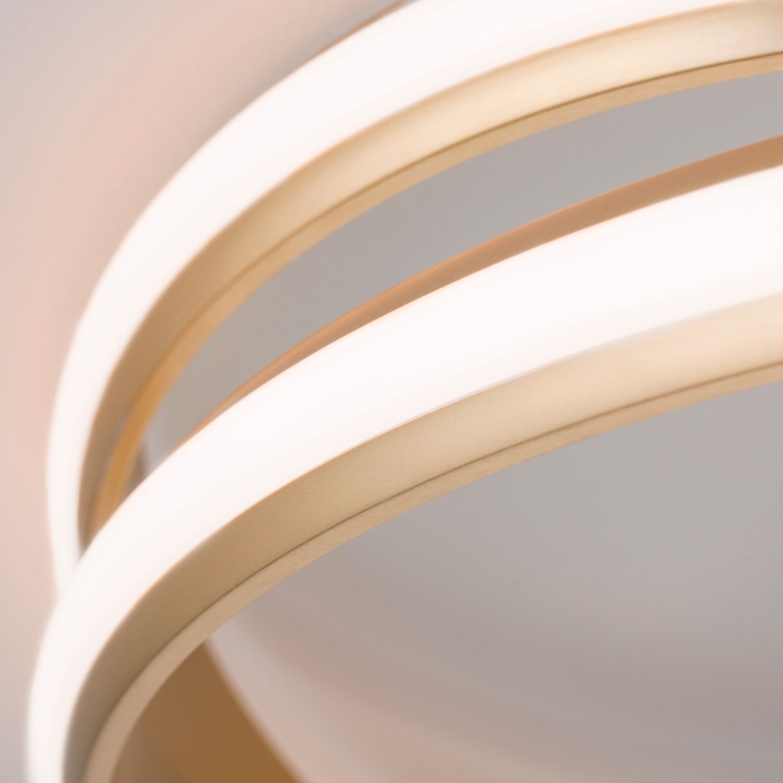 LED Dimmable ceiling light CIRCUS LED/30W/230V gold