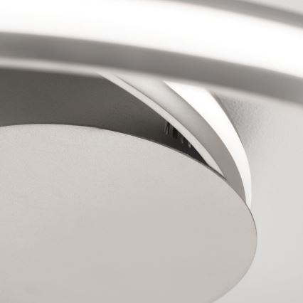 LED Dimmable ceiling light CIRCUS LED/30W/230V silver