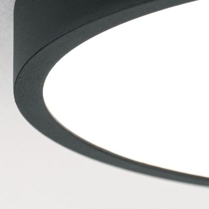 LED Ceiling light BULLY LED/12W/230V d. 14 cm black