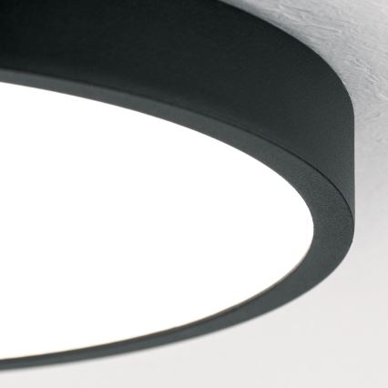 LED Ceiling light BULLY LED/24W/230V d. 24 cm black