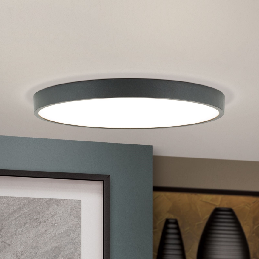 LED Ceiling light BULLY LED/28W/230V d. 28 cm black