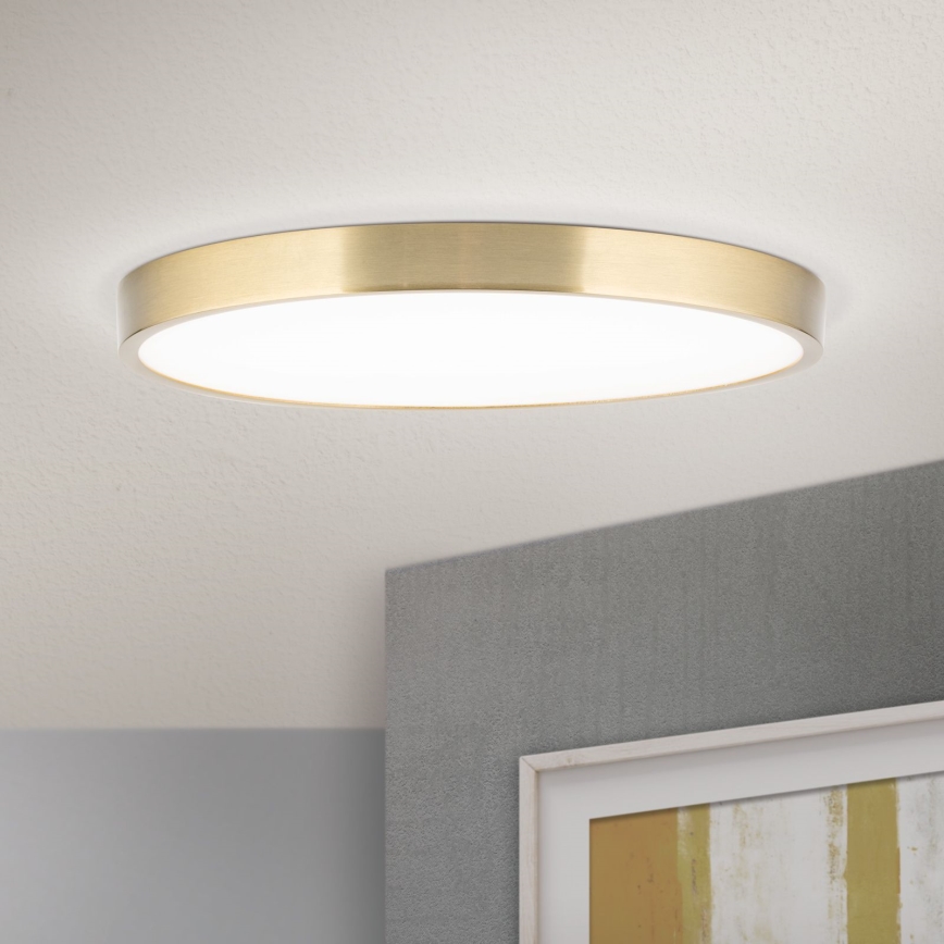 LED Ceiling light BULLY LED/28W/230V d. 28 cm gold