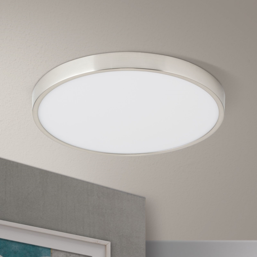 LED Ceiling light BULLY LED/28W/230V d. 28 cm matte chrome