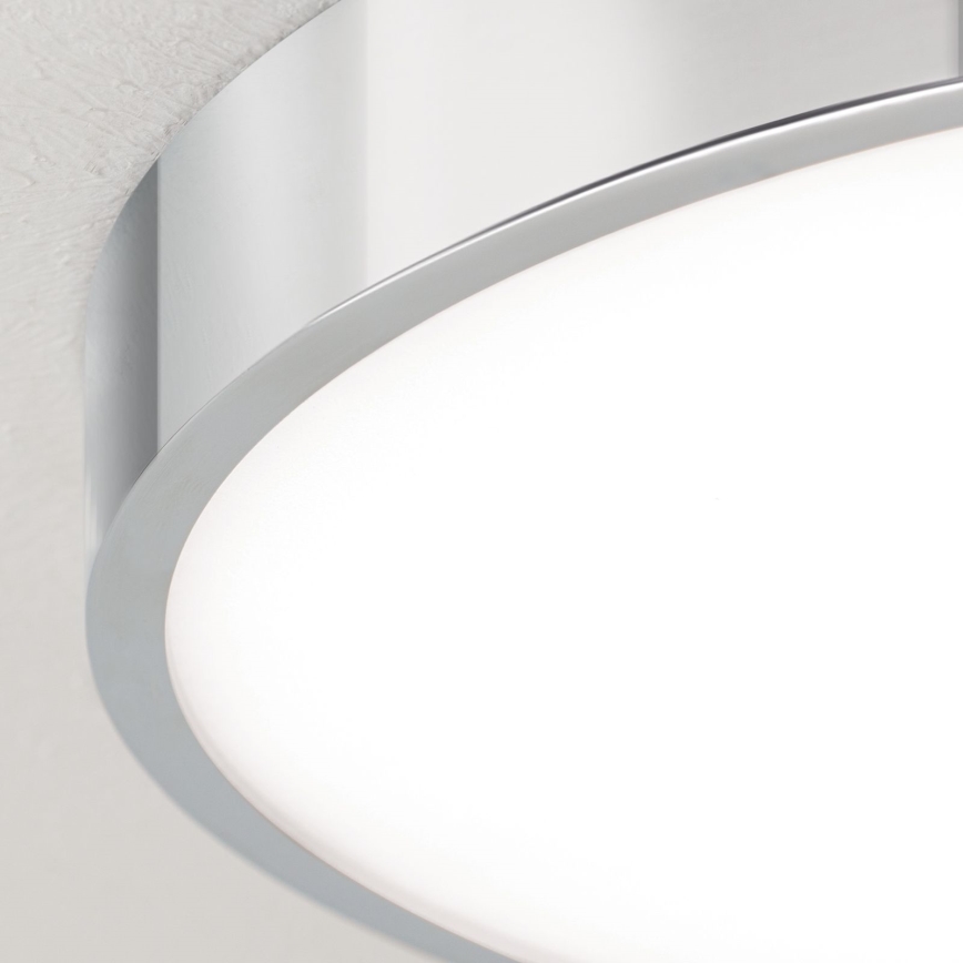 LED Ceiling light BULLY LED/28W/230V d. 28 cm shiny chrome