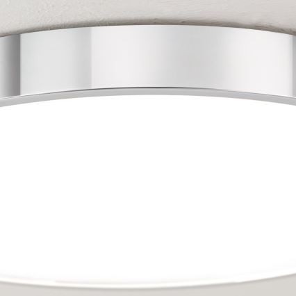 LED Ceiling light BULLY LED/28W/230V d. 28 cm shiny chrome