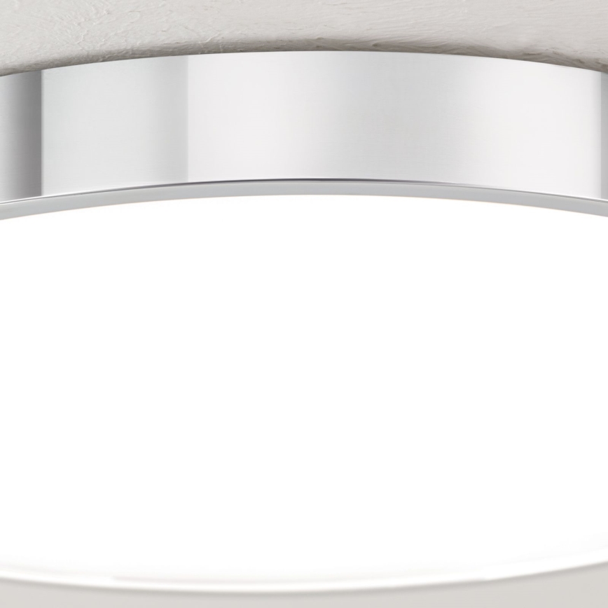 LED Ceiling light BULLY LED/28W/230V d. 28 cm shiny chrome