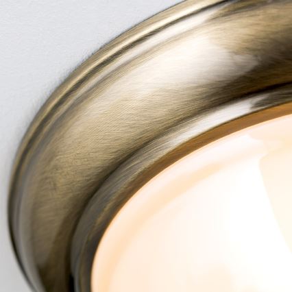 Ceiling light AUSTRIAN OLD LAMP 2xE27/60W/230V d. 27 cm bronze/beige