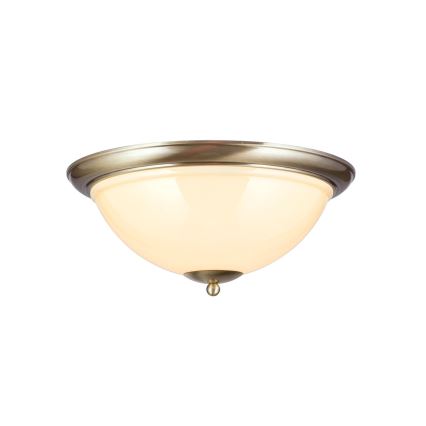 Ceiling light AUSTRIAN OLD LAMP 3xE27/60W/230V d. 50 cm bronze/beige