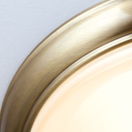 Ceiling light AUSTRIAN OLD LAMP 3xE27/60W/230V d. 50 cm bronze/beige