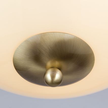 Ceiling light AUSTRIAN OLD LAMP 3xE27/60W/230V d. 50 cm bronze/beige