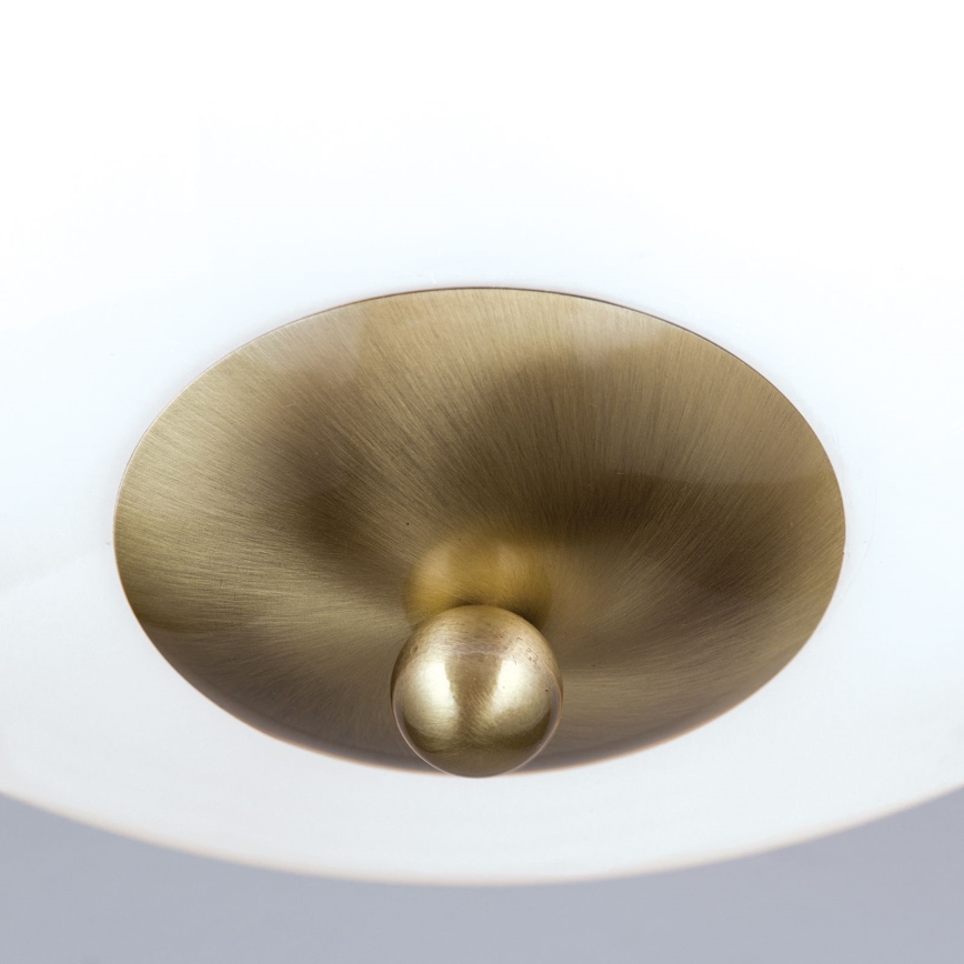 Ceiling light AUSTRIAN OLD LAMP 3xE27/60W/230V d. 50 cm bronze/white