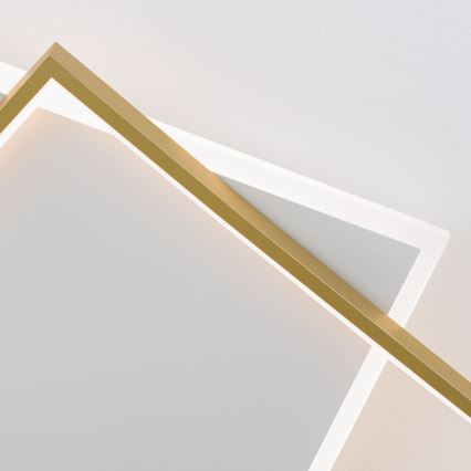 LED Dimmable ceiling light EMANUEL LED/50W/230V white/gold