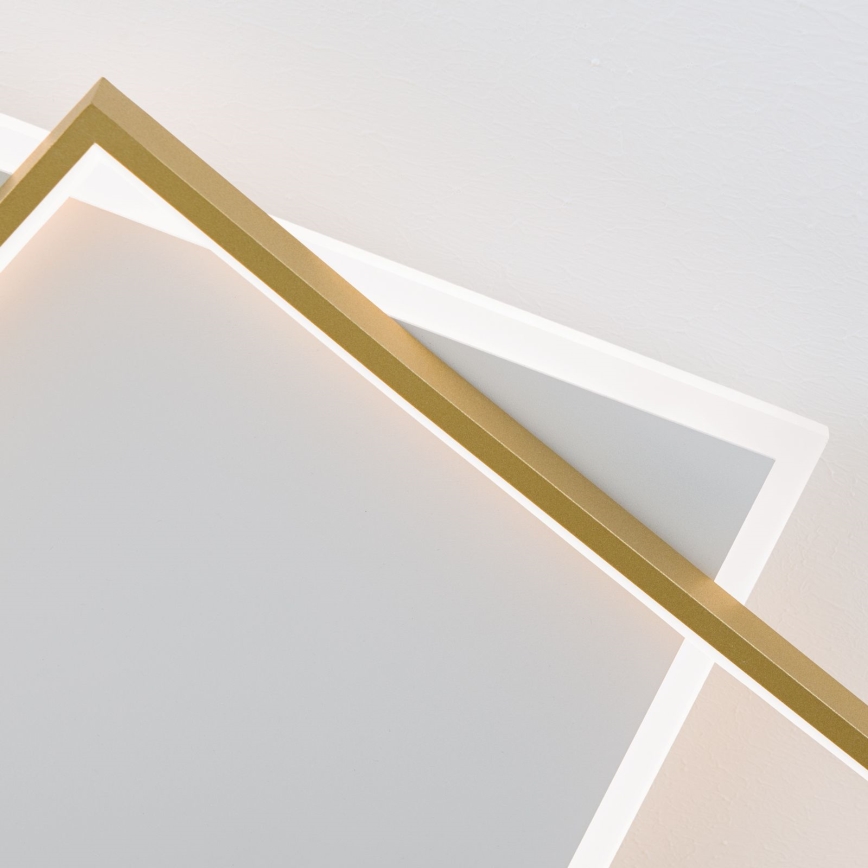 LED Dimmable ceiling light EMANUEL LED/50W/230V white/gold