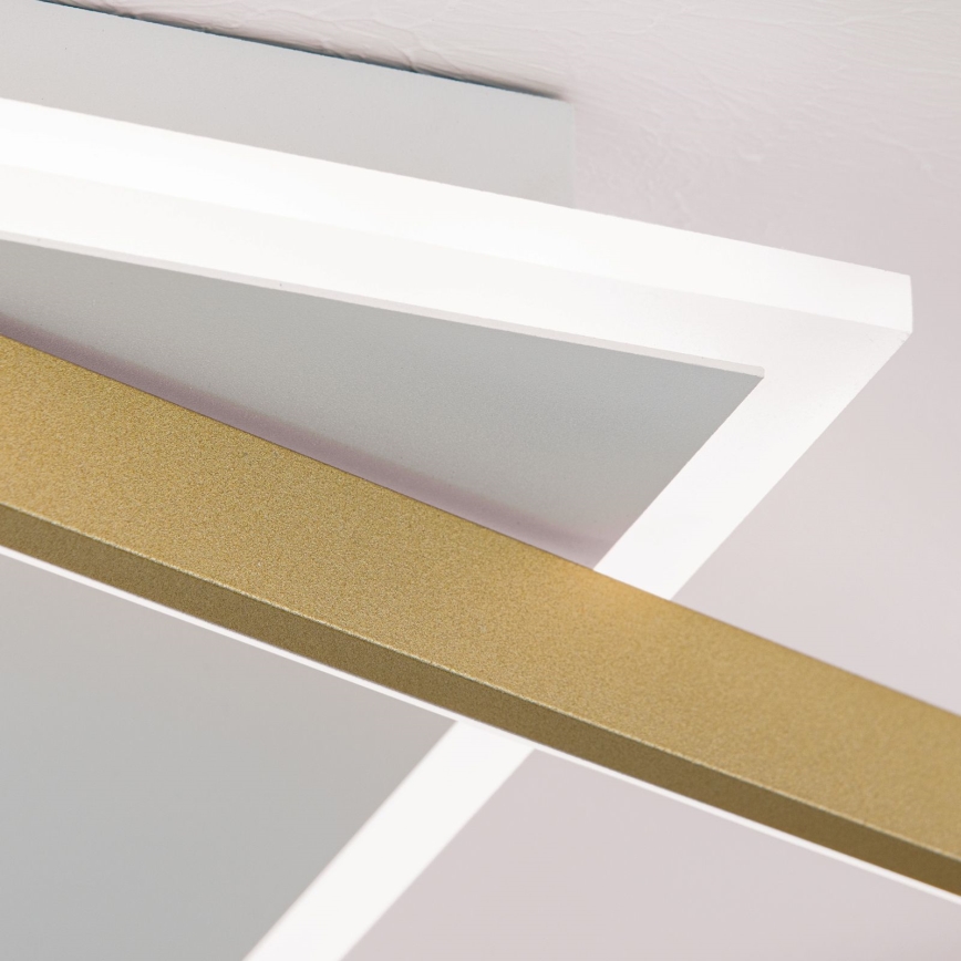 LED Dimmable ceiling light EMANUEL LED/50W/230V white/gold