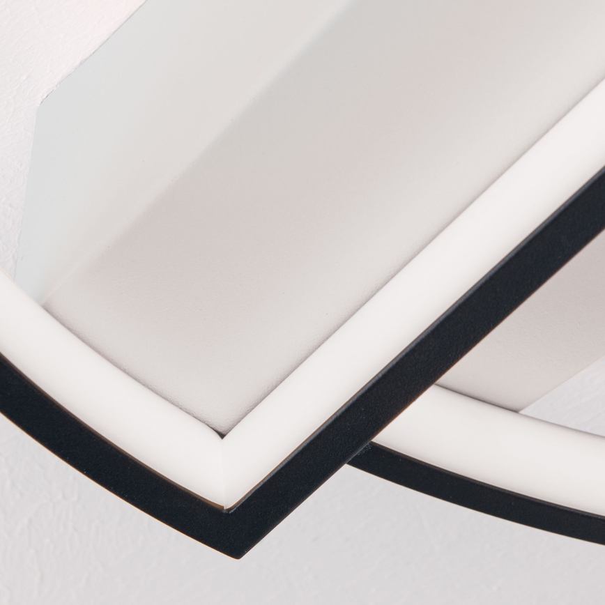 LED Dimmable ceiling light OLGA LED/28W/230V black/white